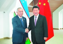 习近平会见乌兹别克斯坦总统卡里莫夫 习近平会见乌兹别克斯坦总统卡里莫夫