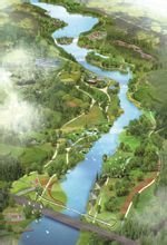 霸王河景观总体效果图