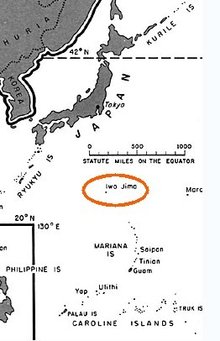 硫磺岛与日本,塞班岛位置图