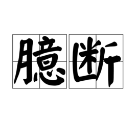 臆断