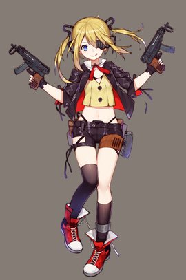 蝎式冲锋枪(手游《少女前线》中登场的角色)_360百科