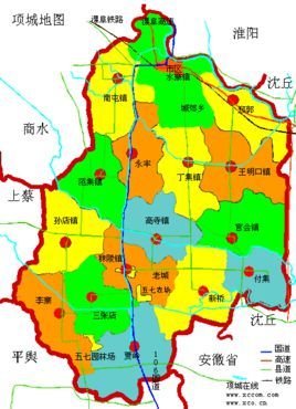 上蔡县各乡镇地图图片