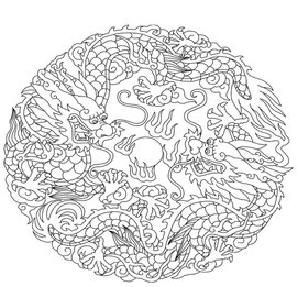 团龙纹