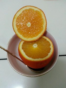 盐蒸橙子