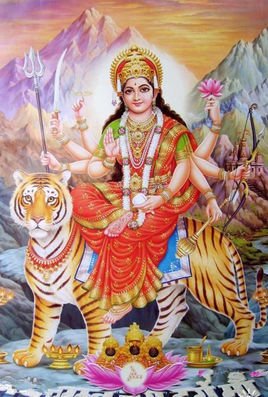 杜尔迦(印度教神谱中的主要的女神之一)