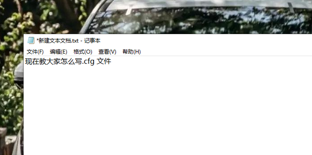 怎么写.cfg 文件_360新知