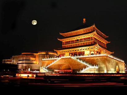 西安的钟楼图册_360百科