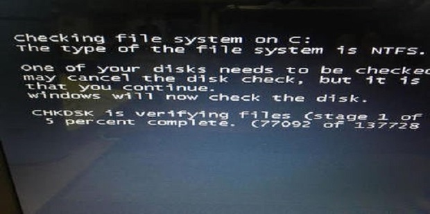 Checking file system on C:怎么解决_360新知