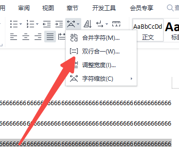 WPS文字如何设置双行合一_360新知