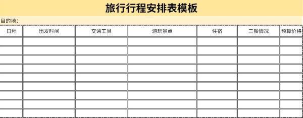 行程是什么