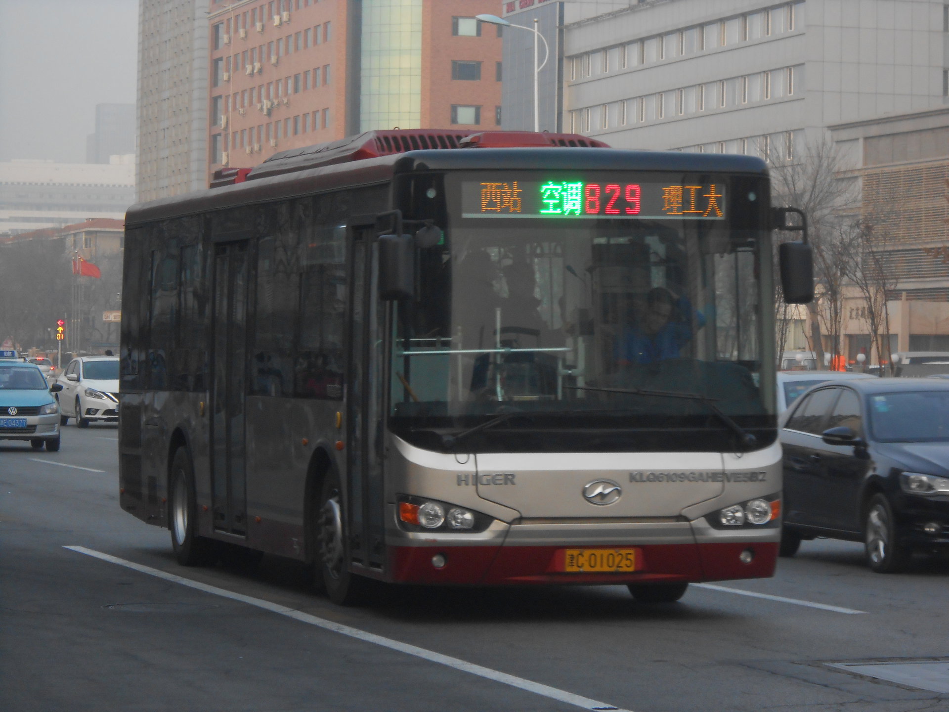 天津公交906路 ZK6125HG1无障碍版 车内视角行驶实录 - 哔哩哔哩