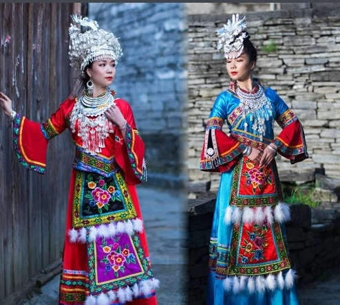 侗族服饰图册_360百科