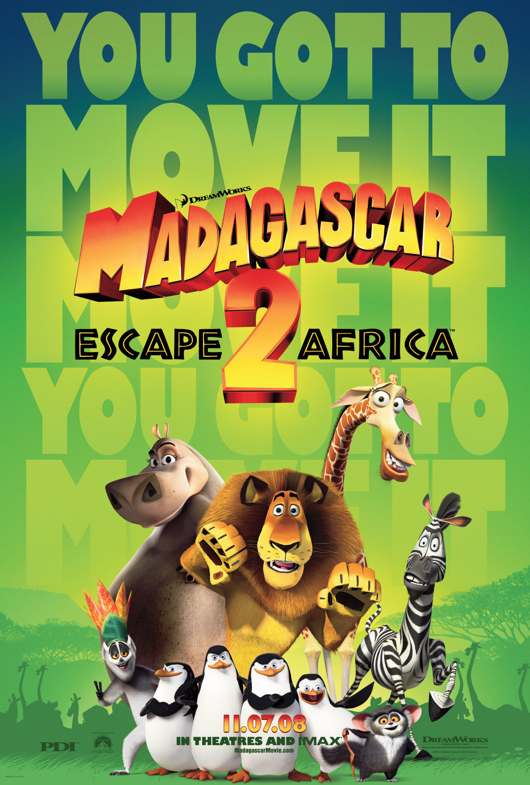 下载手机图片:电影, 马达加斯加的企鹅，免费739428。