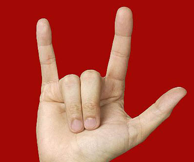 拇指 食指 小拇指,同时伸出来.到底是什么意思?_360问答