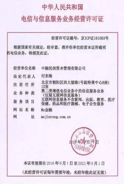 中融互联网服务内容
