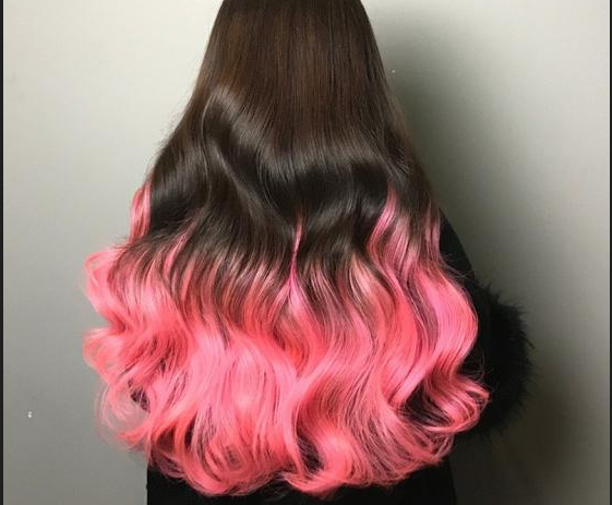 桃红染头发是什么颜色