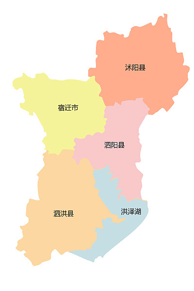 宿迁市行政区划图册_360百科