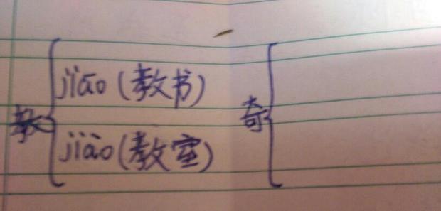 多音字组词怎么写？
