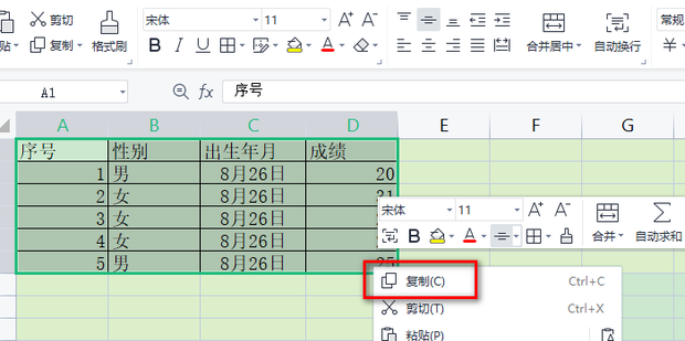 如何复制表格到另外一个表格格式不变_360新知