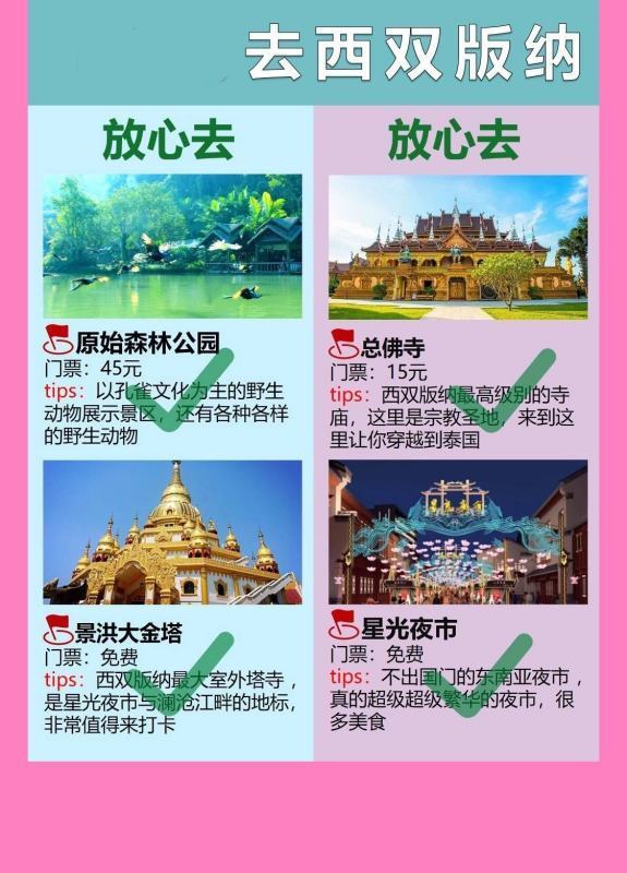 大学生分享西双版纳超全旅游省钱攻略