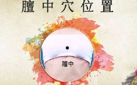 膻中穴位位置图及作用_360新知