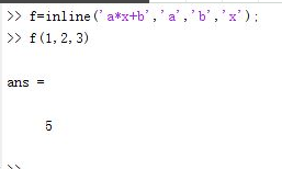 matlab中inline怎么用_360新知