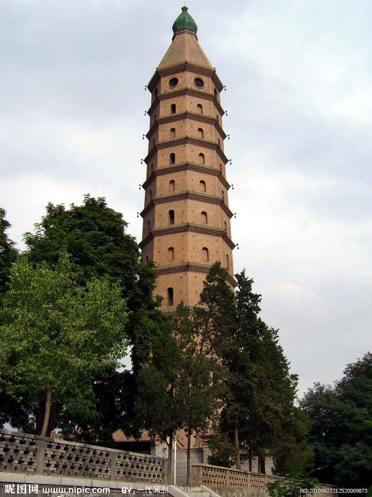 银川承天寺塔图册_360百科