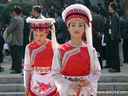 白族服饰图册_360百科