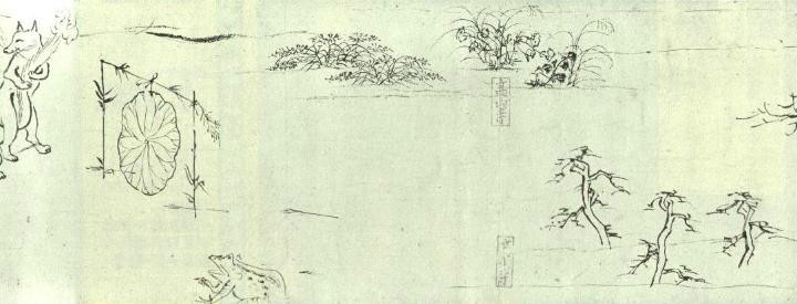 鸟兽人物戏画图册_360百科