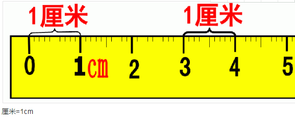 尺子10cm标准图-10厘米参照物有哪些