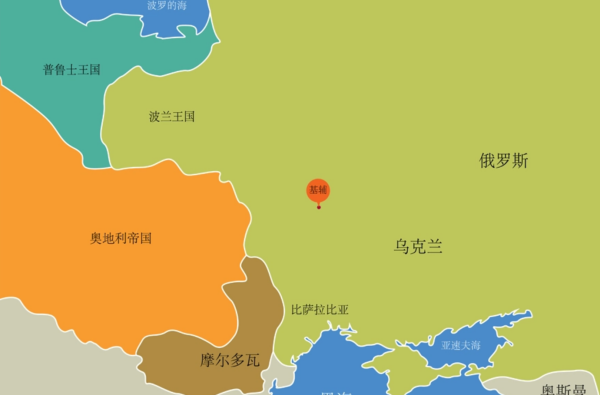乌克兰与中国距离图片