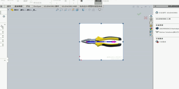 solidworks草图中如何插入图片_360新知