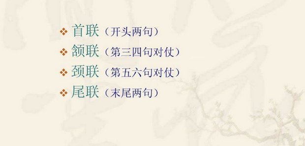 首联颔联颈联尾联是指什么_360新知
