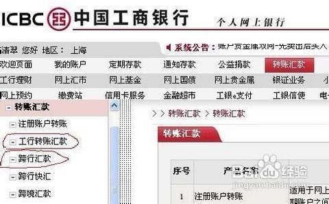 工商银行转帐的详细规则