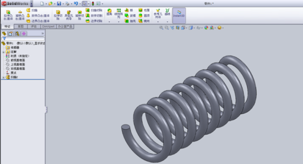 solidworks中如何画弹簧_360新知