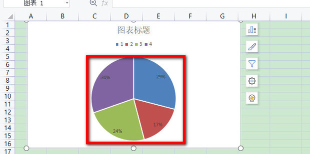 扇形图怎么显示百分比和数据_360新知