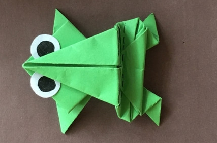 青蛙折纸步骤图 360新知