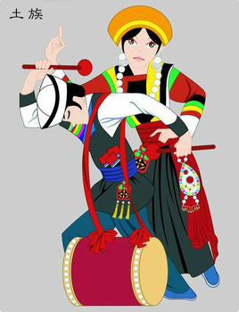 土族服饰图册_360百科