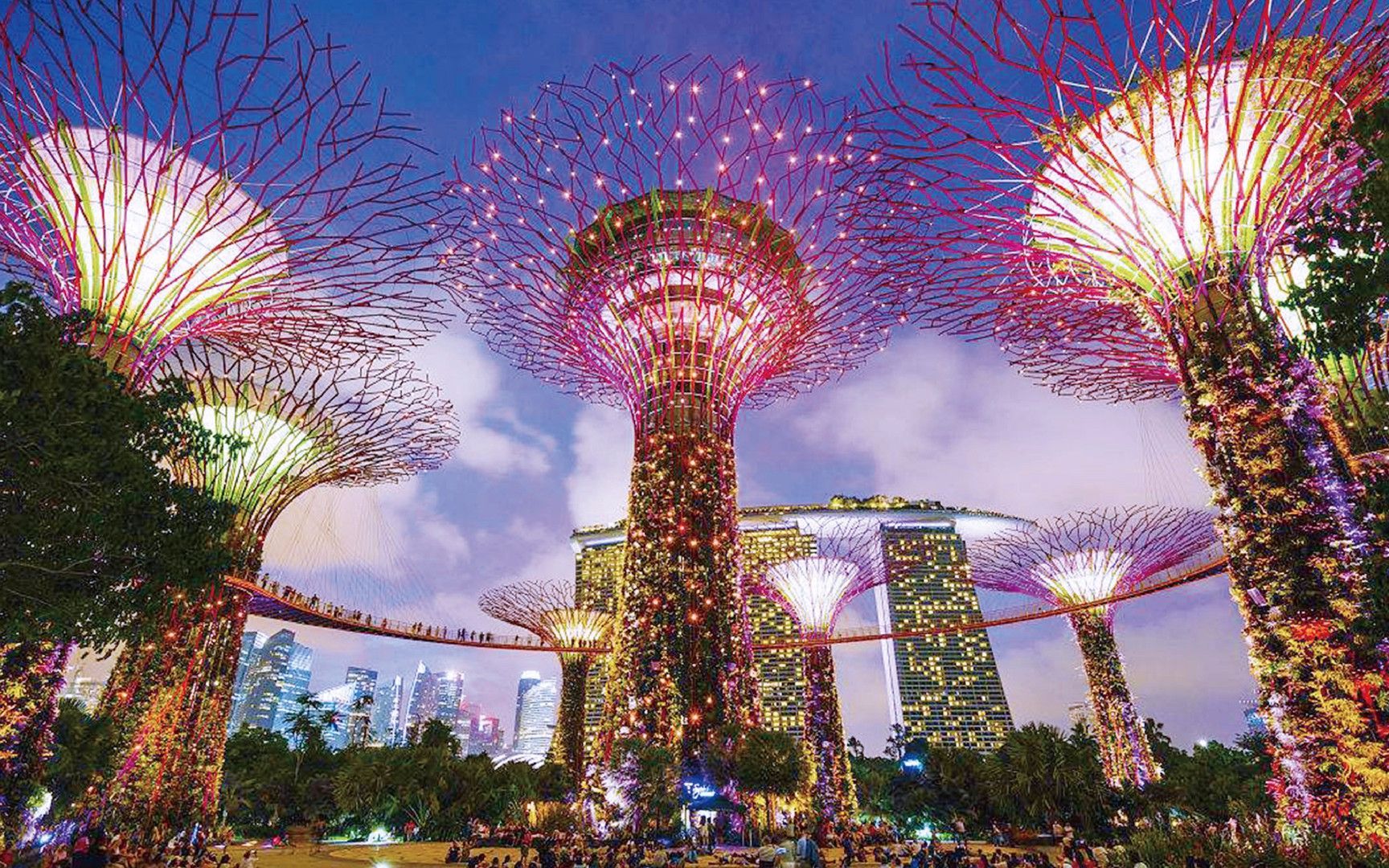 新加坡滨海湾花园图册_360百科