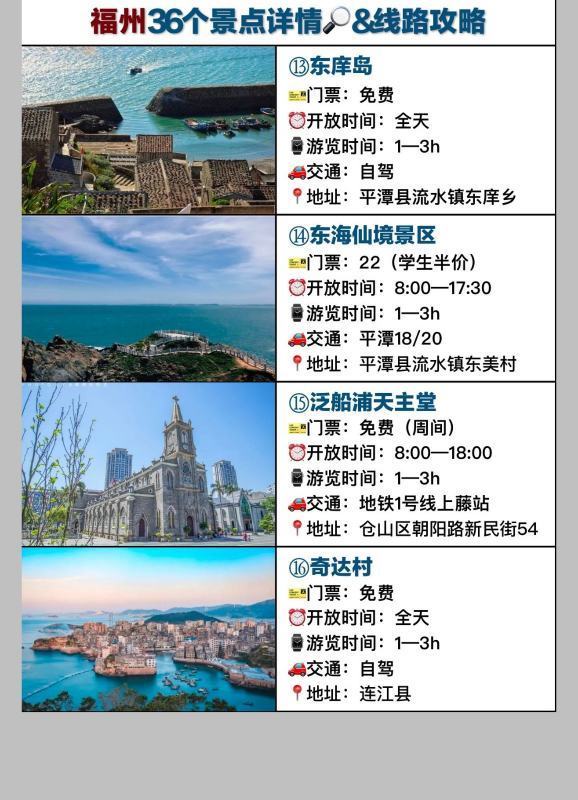 假期去福州旅好夜挥编光从功实础游攻略线路景点你了解吗？