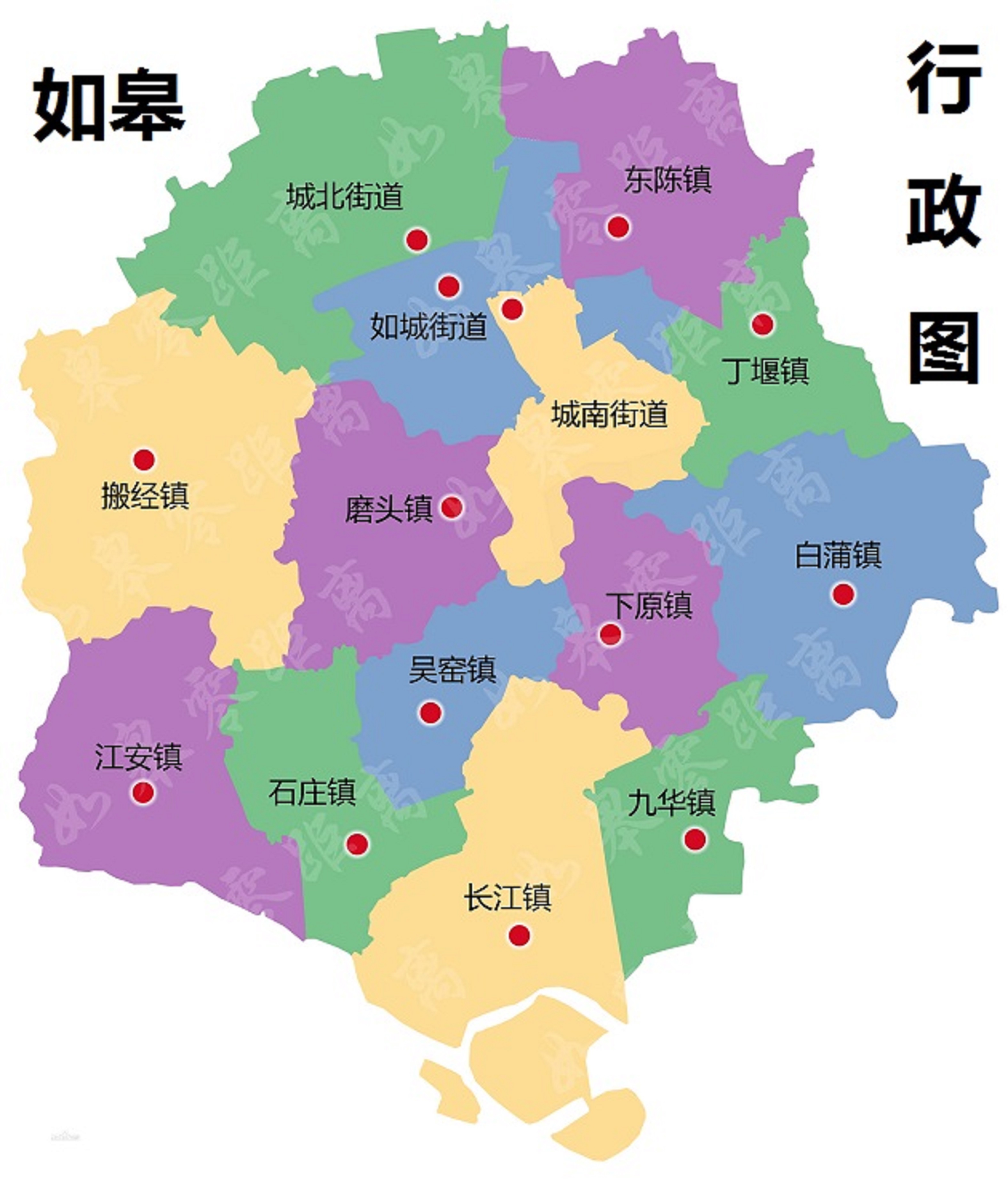江苏省行政区划_江苏地图全图 - 随意贴
