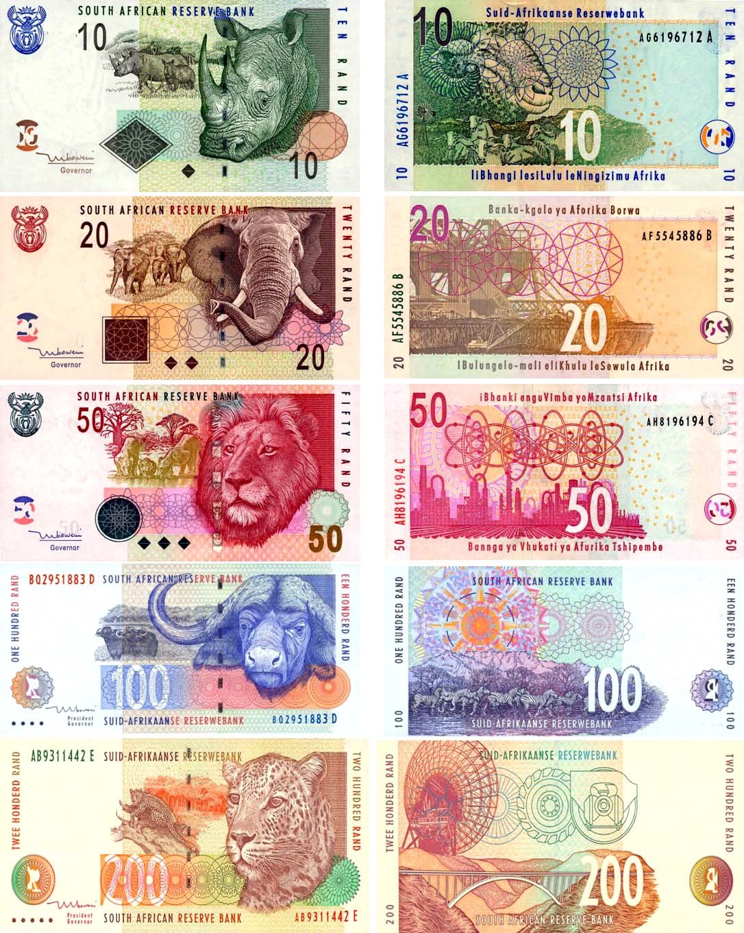 南非纸币上印着“非洲五霸”_旅游_环球网