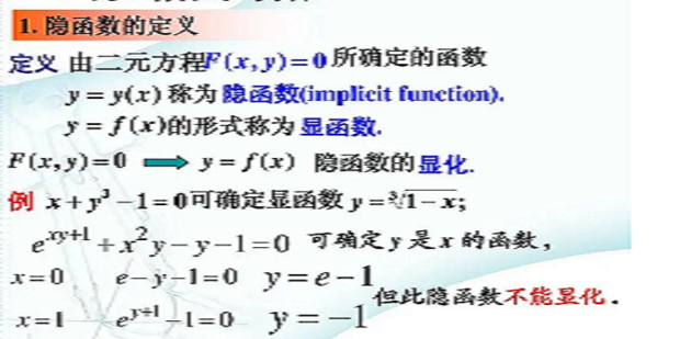 高等数学入门——隐函数的概念及求导方法_360新知