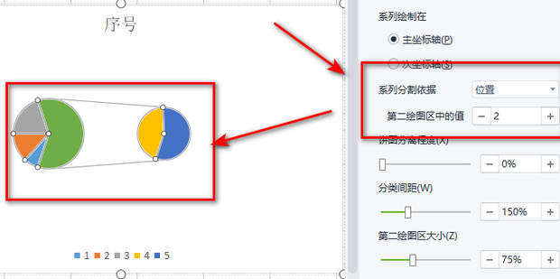 Excel图表如何设置复合饼图的第二绘图区_360新知