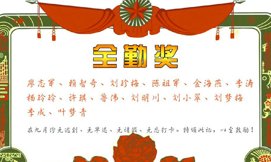 全勤奖图册_360百科