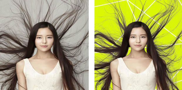 Photoshop利用通道抠头发丝的技巧_360新知
