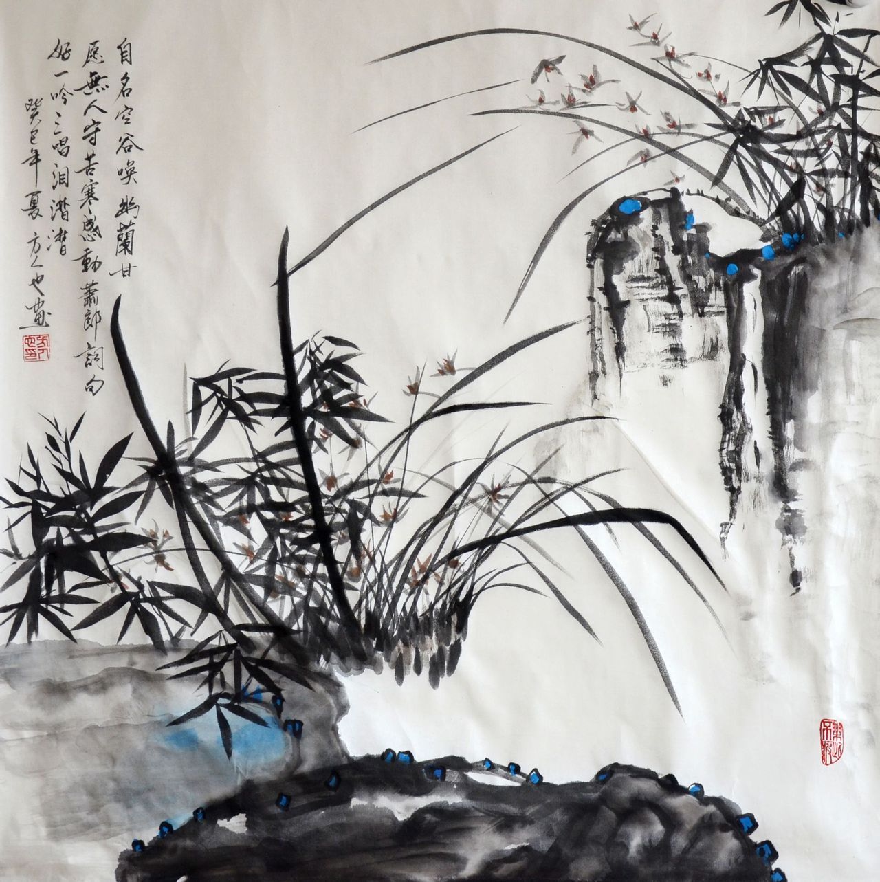国画兰花图册_360百科