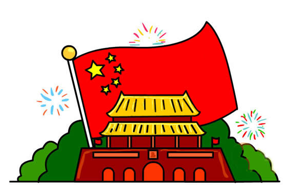 怎么画天安门建筑卡通画?手绘天安门简笔画教程_360新知