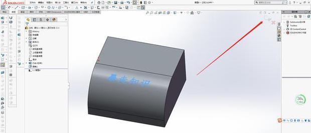 如何在solidworks曲面模型上刻字_360新知
