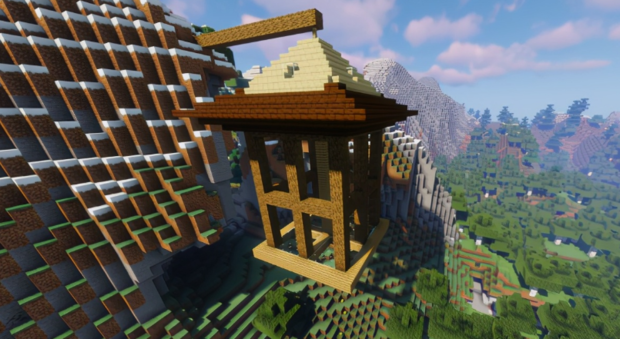 Minecraft我的世界建筑教程360新知 